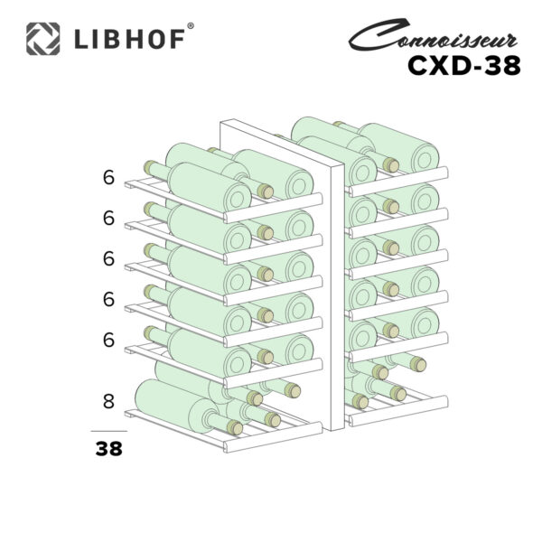 Винный шкаф Libhof Connoisseur CXD-38 silver