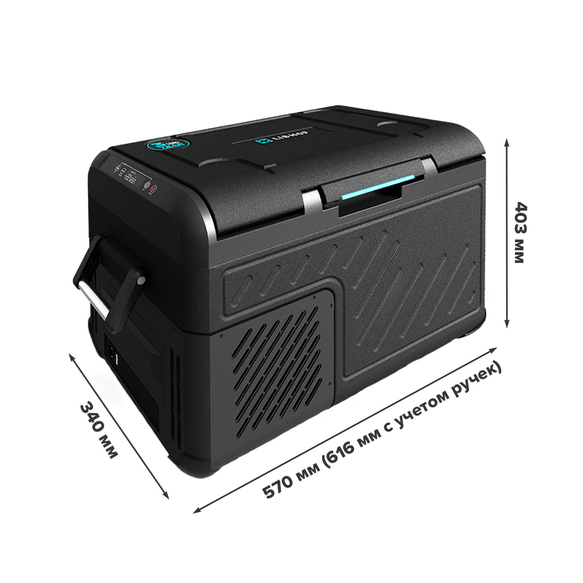 Компрессорный автохолодильник LIBHOF W-26 25л (-22/+10°C) — изображение 10